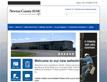 Tablet Screenshot of newtoncountyremc.com